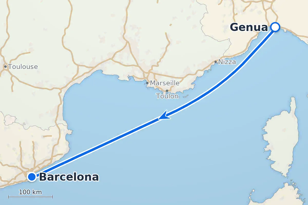 Genua - Barcelona