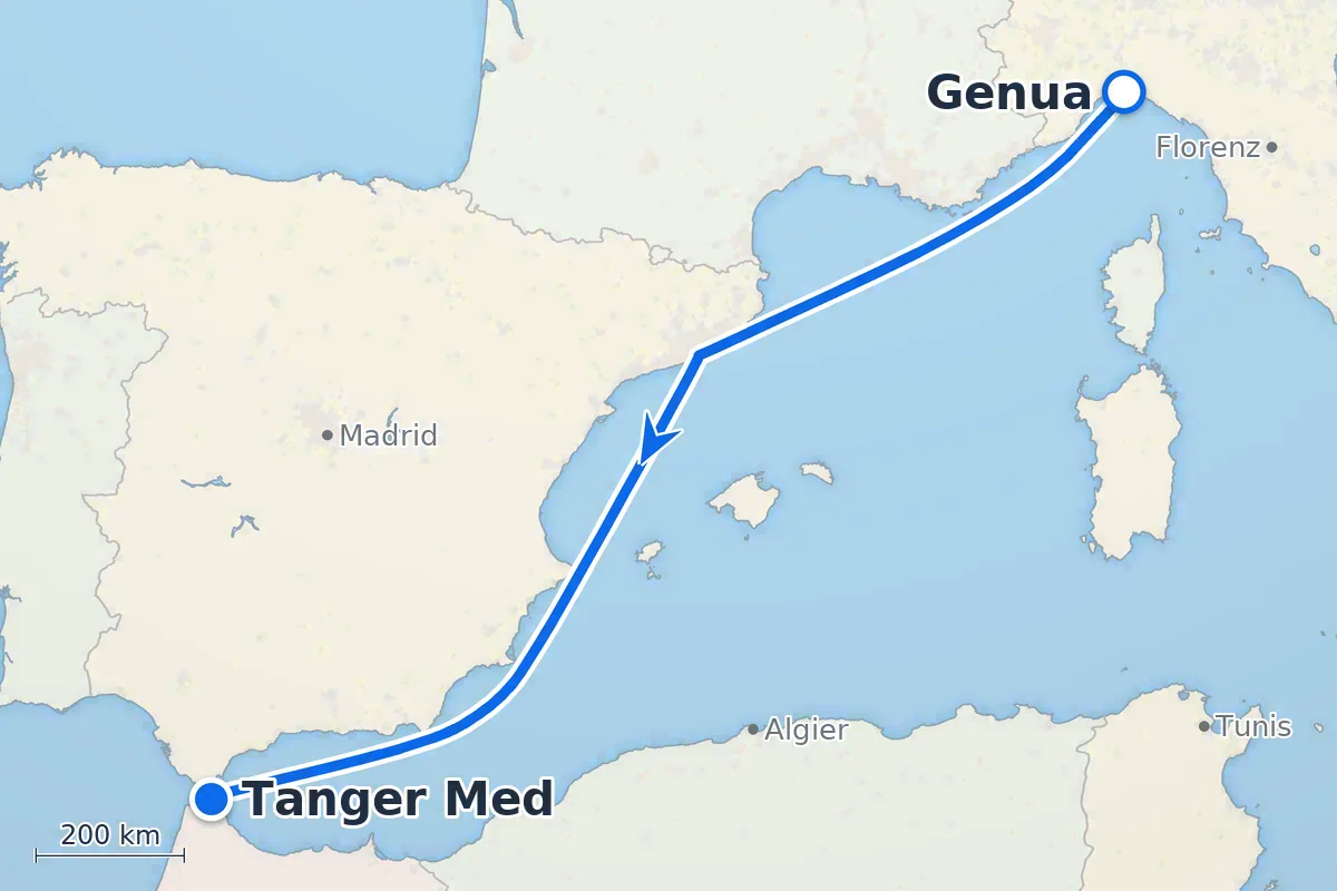 Genua - Tanger Med